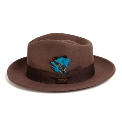 Fedora Hat in 10 Colors - 100% Australian Wool fabric 10   - from alligatorwarehouse.com