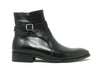 Buckle Leather Strap Boots 8 KB886-17WHISKY75  - from alligatorwarehouse.com
