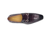 Buckle Loafer w Gator Embossed Leather 6 KS503-61EPURPLE7  - from alligatorwarehouse.com
