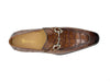 Buckle Loafer w Gator Embossed Leather 11 KS503-61EPURPLE7  - from alligatorwarehouse.com