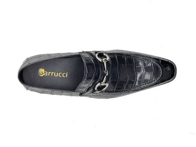 Buckle Loafer w Gator Embossed Leather 16 KS503-61EPURPLE75  - from alligatorwarehouse.com