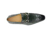 Buckle Loafer w Gator Embossed Leather 26 KS503-61EPURPLE7  - from alligatorwarehouse.com