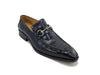Buckle Loafer w Gator Embossed Leather 29 KS503-61EPURPLE7  - from alligatorwarehouse.com