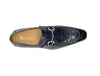 Buckle Loafer w Gator Embossed Leather 30 KS503-61EPURPLE7  - from alligatorwarehouse.com