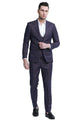 Cheap Suit - Men's One Button Fit Double Breasted Vest  Burgundy Plaid Suit