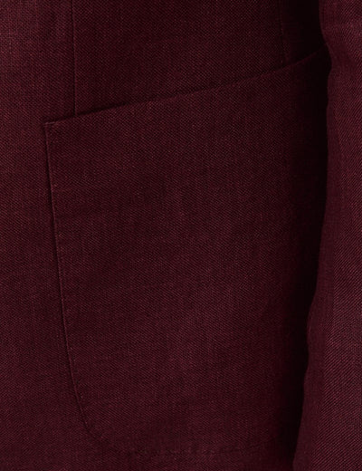 Mens Linen Suit For Beach Wedding - Summer Suit in Burgundy 4 V6-5271  - from alligatorwarehouse.com