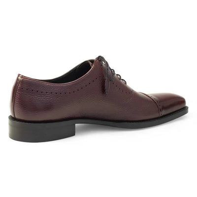 Mezlan Postdam Burgundy Calfskin Leather Mens Oxford 2   - from alligatorwarehouse.com