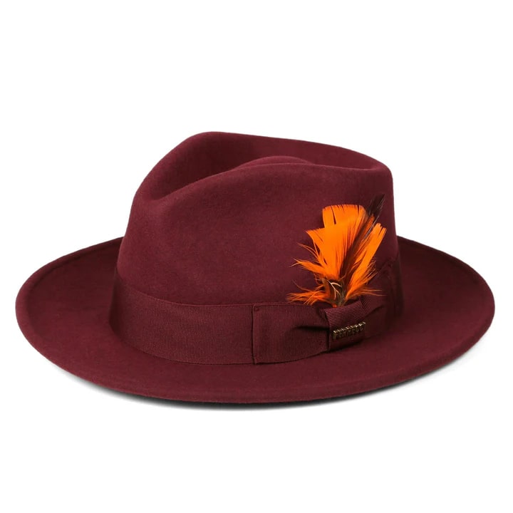 Fedora Hat in 10 Colors - 100% Australian Wool fabric