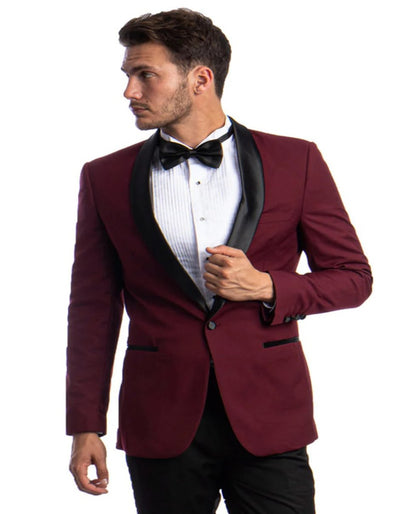 Mens Burgundy Prom Tuxedo - Maroon Wedding Dinner Skinny Fit Suit 1   - from alligatorwarehouse.com