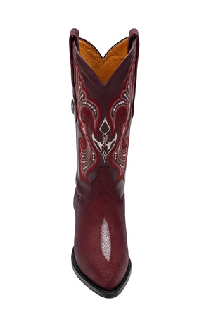 Burgundy_Stone_Leather_Boots
