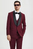 Mens Burgundy Prom Tuxedo - Maroon Wedding Dinner Designer Suit 3   - from alligatorwarehouse.com