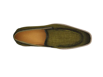 Burninshed Linen Loafer 6 KS550-10FBROWN75  - from alligatorwarehouse.com