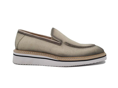 Burninshed Linen Loafer 11 KS550-10FBROWN75  - from alligatorwarehouse.com