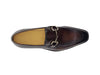 Burnished Calfskin Horsebit Loafer 5 KS509-28CHESTNUT7  - from alligatorwarehouse.com