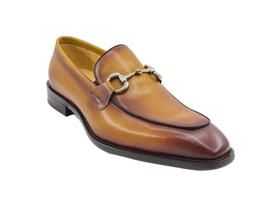 Burnished Calfskin Horsebit Loafer 15 KS509-28CHESTNUT85  - from alligatorwarehouse.com