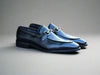 Burnished Calfskin Horsebit Loafer 22 KS509-28CHESTNUT7  - from alligatorwarehouse.com