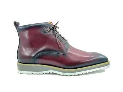 Burnished Calfskin Lace-Up Boot 7 KB515-16COGNAC75  - from alligatorwarehouse.com