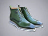 Burnished Calfskin Lace-Up Boot 9 KB515-16COGNAC7  - from alligatorwarehouse.com