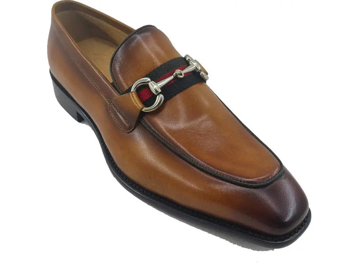 Carrucci Burnished Calfskin Slip-On Loafer