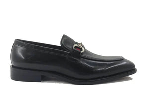 Carrucci Burnished Calfskin Loafer - Luxury Slip-On Shoe