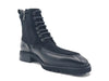 Burnished Calfskin & Suede Slip-On Boot 3 KB516-17COGNAC7  - from alligatorwarehouse.com