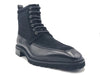 Burnished Calfskin & Suede Slip-On Boot 5 KB516-17COGNAC7  - from alligatorwarehouse.com