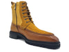 Burnished Calfskin & Suede Slip-On Boot 11 KB516-17COGNAC7  - from alligatorwarehouse.com