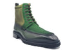 Burnished Calfskin & Suede Slip-On Boot 17 KB516-17COGNAC7  - from alligatorwarehouse.com
