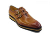 Burnished Double Monk Whole Cut Shoe 8 KS515-30WHITE75  - from alligatorwarehouse.com