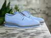 Burnished Lace-up Leather Derby 12 KS515-26OLIVE75  - from alligatorwarehouse.com