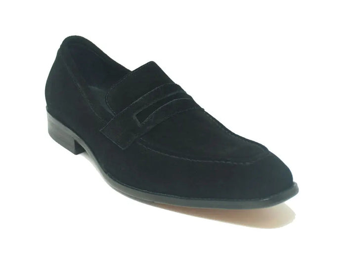 Carrucci Burnished Suede Penny Loafer