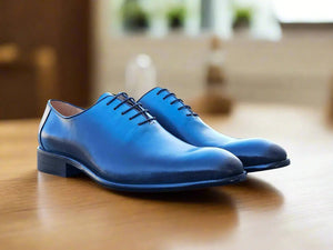 Carrucci Burnished Two-Tone Leather Wholecut Oxford
