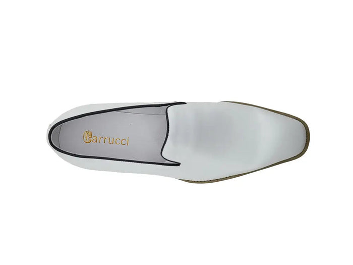 Carrucci Burnished Leather Wholecut Loafer - Lightweight Sole