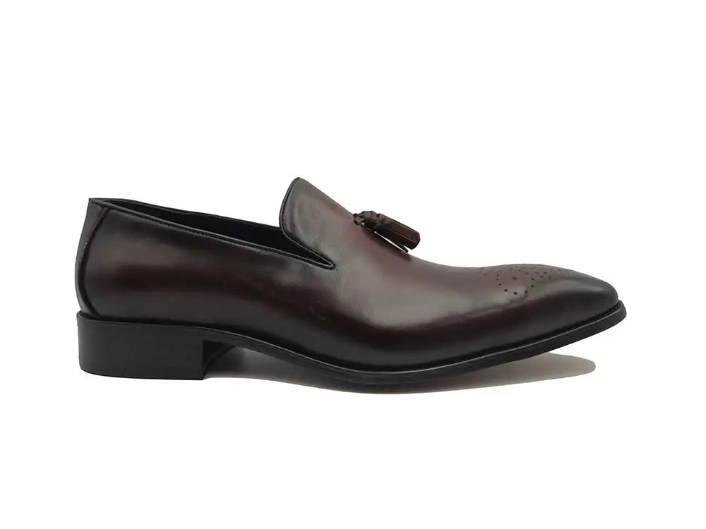 Carrucci Burnished Wholecut Tassel Loafer