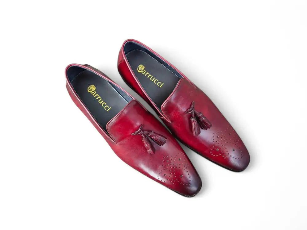 Carrucci Burnished Wholecut Tassel Loafer