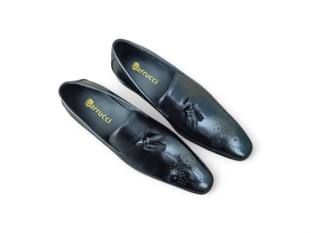 Carrucci Burnished Wholecut Tassel Loafer