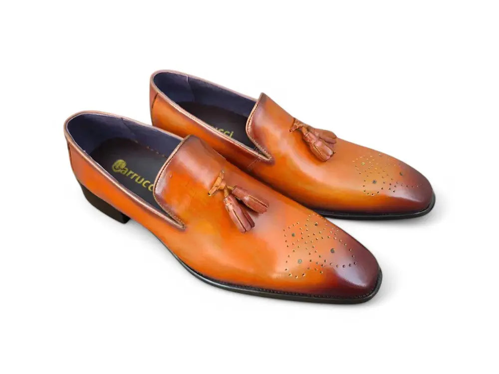 Carrucci Burnished Wholecut Tassel Loafer