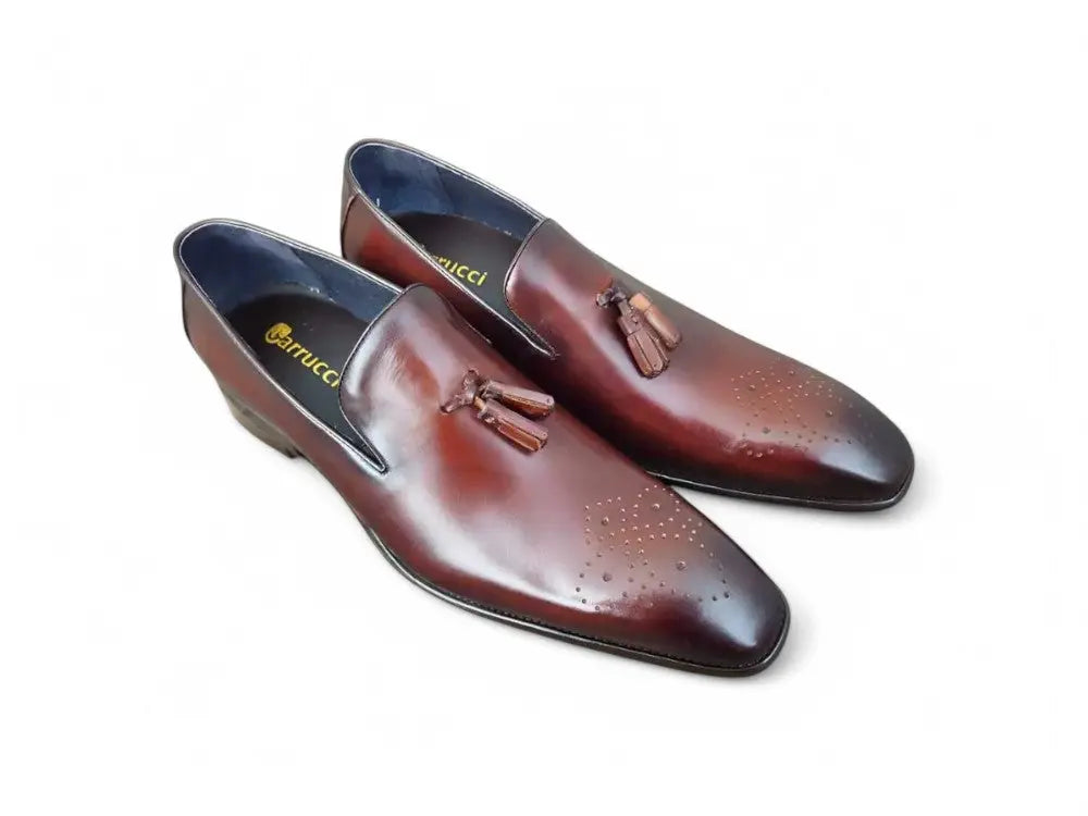 Carrucci Burnished Wholecut Tassel Loafer