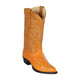 Los Altos Men's Yellow Gold Buttercup Genuine Full Quill Ostrich Boots