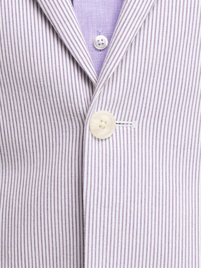 Mens Lavender Seersucker Suit Blazer + Pants Cotton Fabric - Summer Fabric in Purple color 3   - from alligatorwarehouse.com