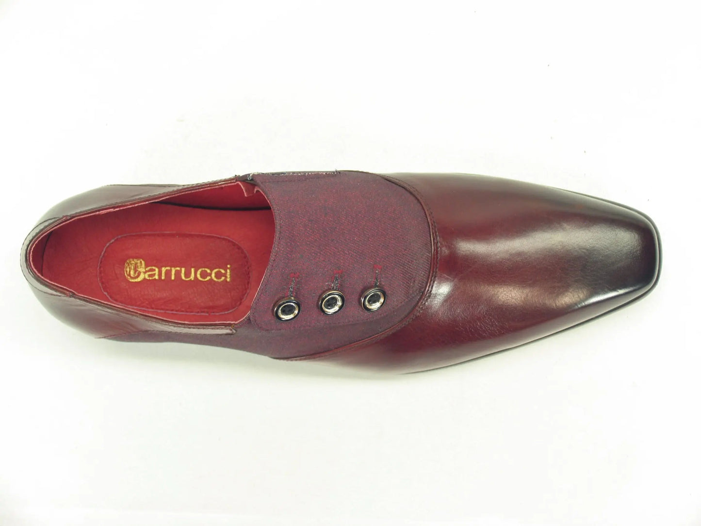 Carrucci Button-Up Leather Loafer - Luxury Slip-On Shoes