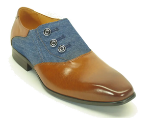 Carrucci Button-Up Leather Loafer - Luxury Slip-On Shoes