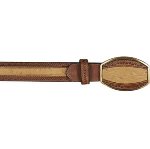 Cinto Corte Laser de Avestruz Original