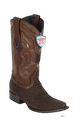 Bota de Pitón Original Horma Punta Recortada Wild West