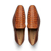 Marco Di Milano Trento Men's Shoes Genuine Caiman Crocodile Slip-on Loafers 10 TRENTO_CAIMAN FUSCUS_NAVY_8  - from alligatorwarehouse.com