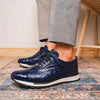 Marco Di Milano Alonzo Men's Shoes Genuine Caiman Crocodile Casual Sneakers 25 ALONZO_CAIMAN FUSCUS_BLACK_8  - from alligatorwarehouse.com