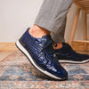 Marco Di Milano Alonzo Men's Shoes Genuine Caiman Crocodile Casual Sneakers 26 ALONZO_CAIMAN FUSCUS_BLACK_8  - from alligatorwarehouse.com