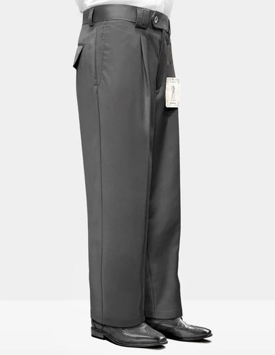Statement Clothing | ﻿Solid Color Wide Charcoal Leg Pants