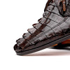Marco Di Milano Cancun Men's Shoes Brown Exotic Hornback Crocodile Skin Derby Oxfords 7 CANCUN_CAIMAN FUSCUS_BROWN_6  - from alligatorwarehouse.com