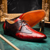 Marco Di Milano Anzio Exotic Alligator & Calfskin Leather Cognac Oxfords 3 ANZIO_ALLIGATOR_COGNAC_6  - from alligatorwarehouse.com